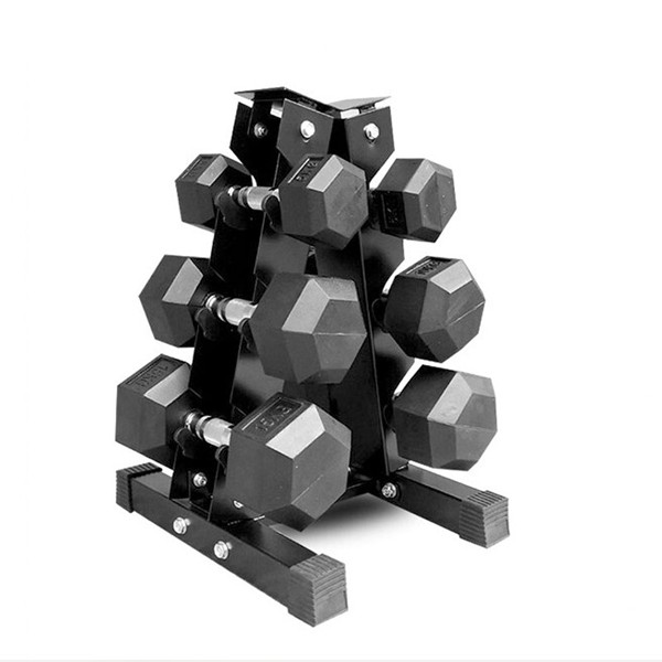 Rubber Hex Dumbbells