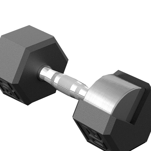 Rubber Hex Dumbbells